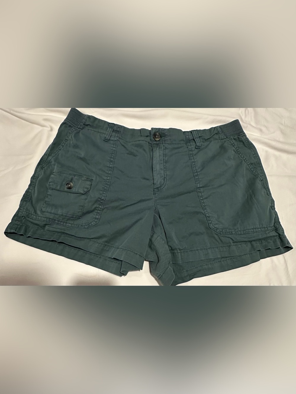 Sonoma Women's Utility Cargo Shorts in Deep Teal Size 18